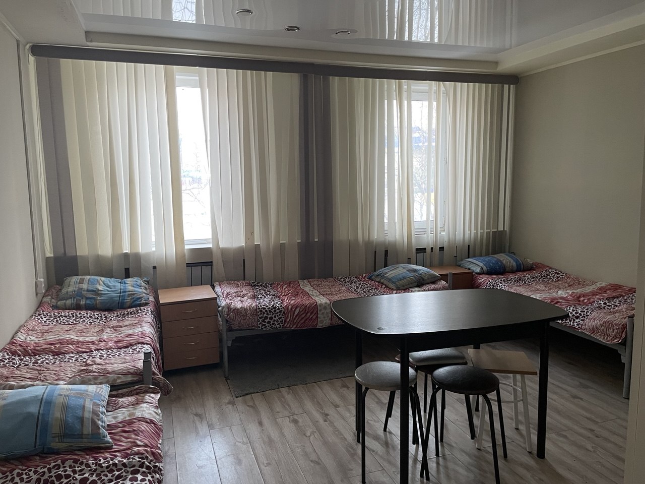 Коллаж комнат общежития ИП Титова в Новом Уренгое